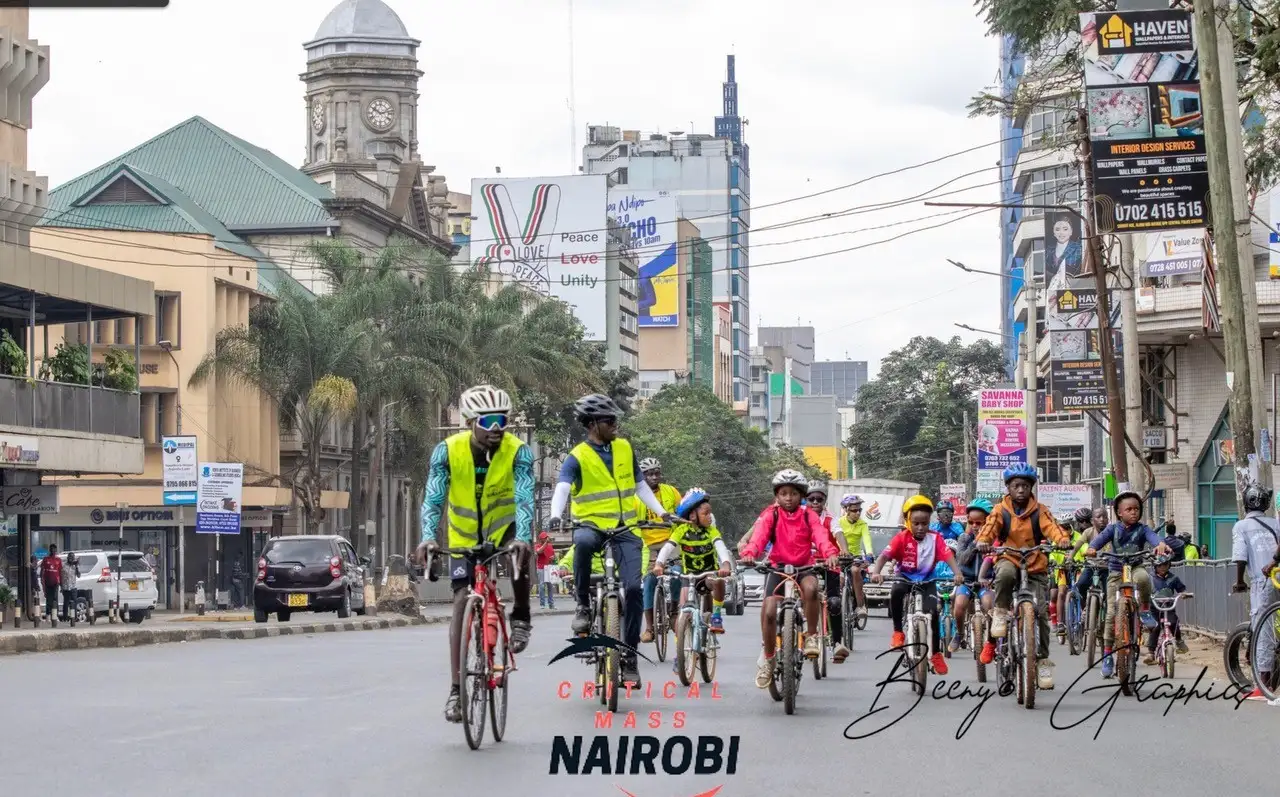 Toto oder Kidical Mass in Nairobi Toto oder Kidical Mass in Nairobi